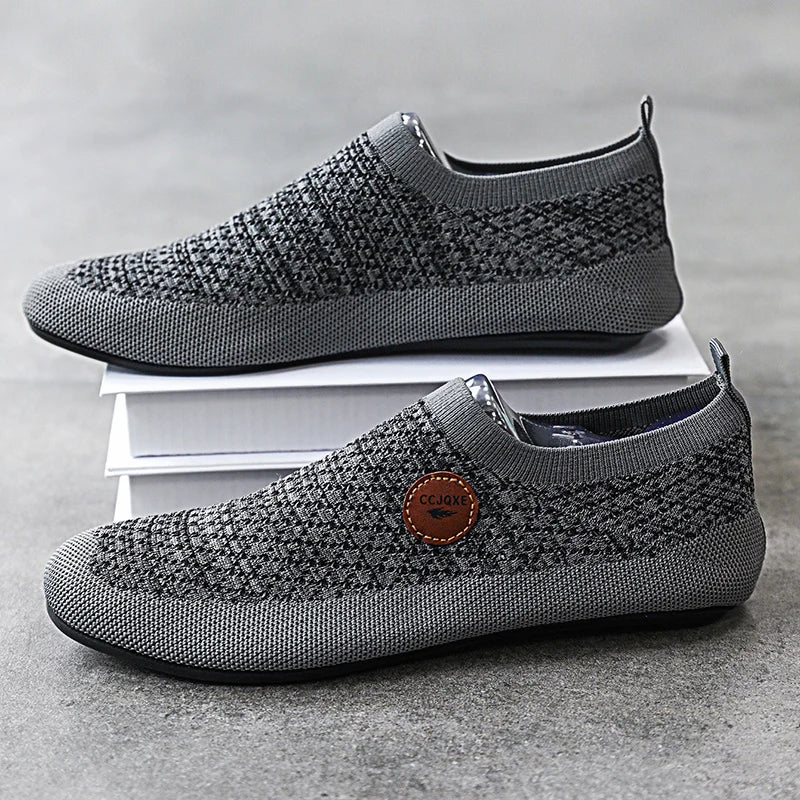 YRZL Mens Loafers Thin Bottom Mesh Summer Lightweight Driving Moccasins Slip on Casual Shoes for Men Comfortable Walking Shoes