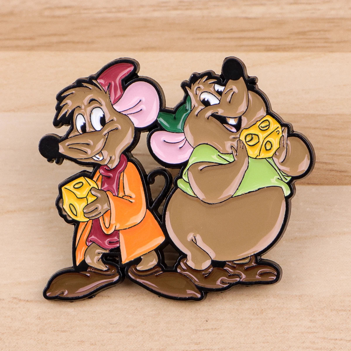 Fairy Tale Enamel Pins Cute Cartoon Mouse Brooches for Backpacks Clothing Lapel Badges Anime Jewelry Gift for Kids Women