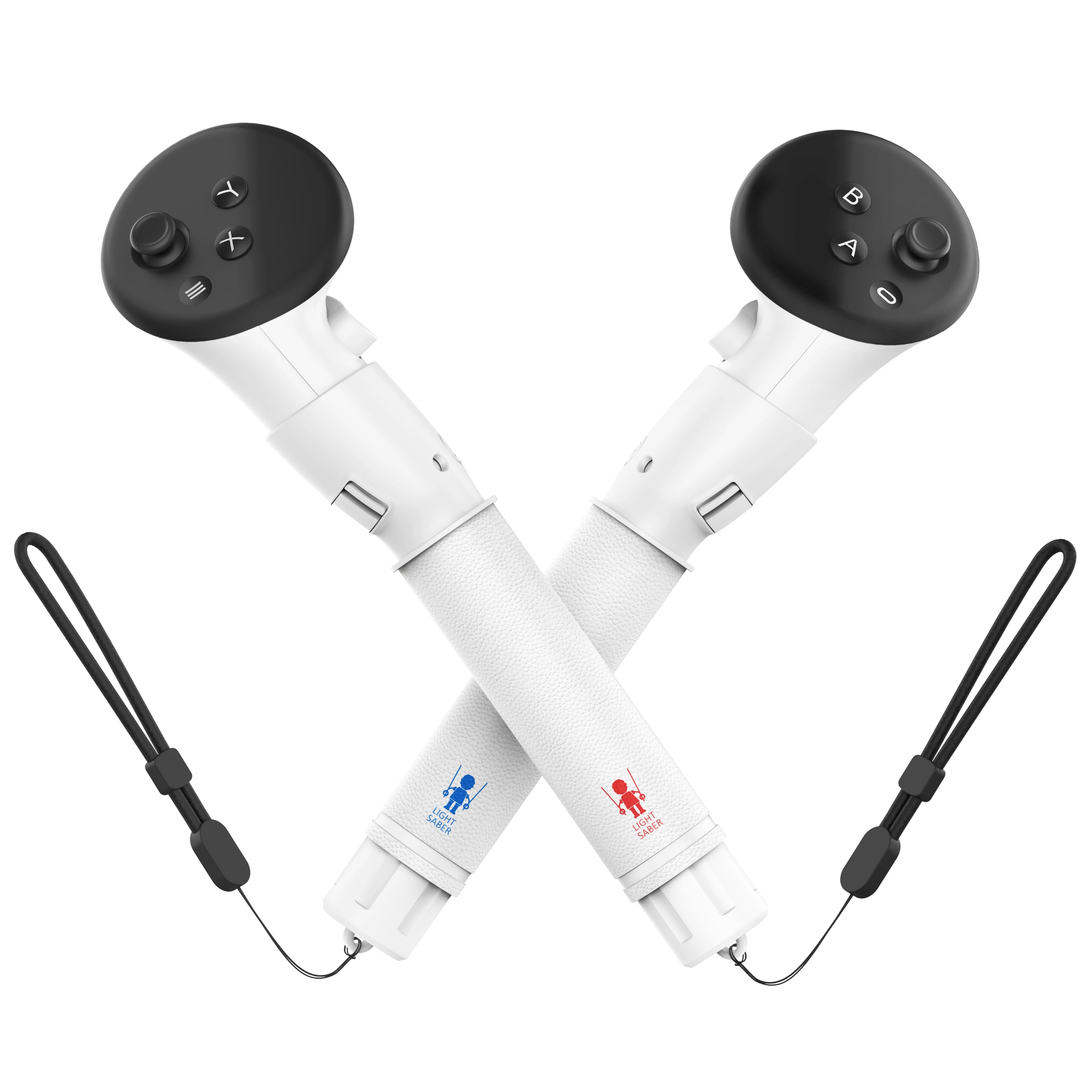 Handle Attachments for Quest 2/3 Controller Accessories VR Tag Long Arms Grips for Meta Quest 2/3 Beat Saber Golf Club Baseballe