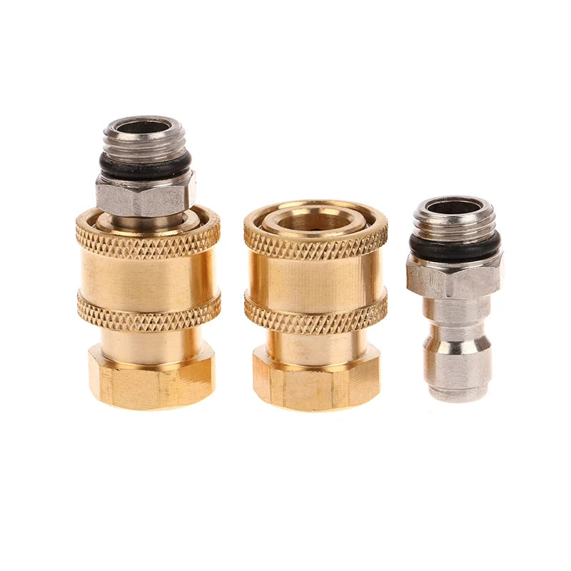 1/4 Inch Quick Connect Socket And Quick Connect With Female M14 For Pressure Washer Water Gun Car Washer Foam Lance Connector