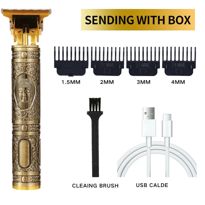 T9 USB Electric Hair Clipper For Men Hair Cutting Machine Chargeable Man Shaver Trimmer Barber Technical Beard Trimmer