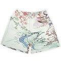 Summer New men short pant Rose Design Casual Shorts Street Hip Hop Fitness Polyester Fast Dry Breathable Embroidery Men Shorts
