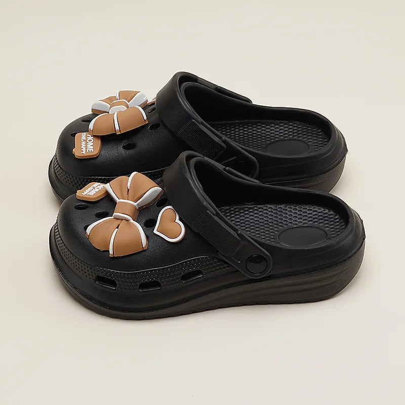 Summer Beach Sandals Unisex Casual Garden Clogs Outdoor Wide Toe Cross Sandals for Ladies Non Slip House Shower Slippers