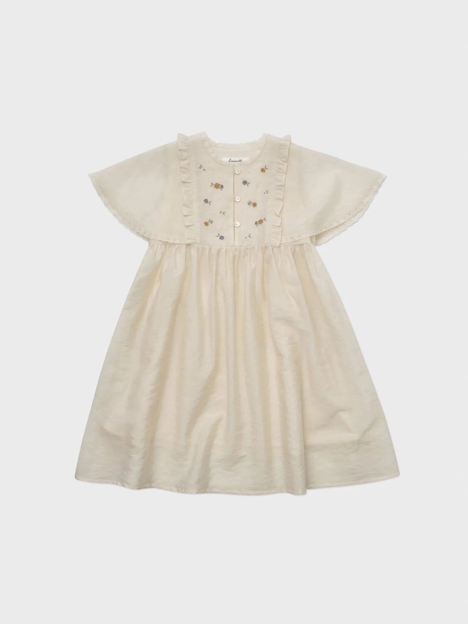 2025 New Elegant Girl Dress LOU Exquisite Embroidery Children Princess Dress Flower Girls Party Dresses Summer Baby Costume