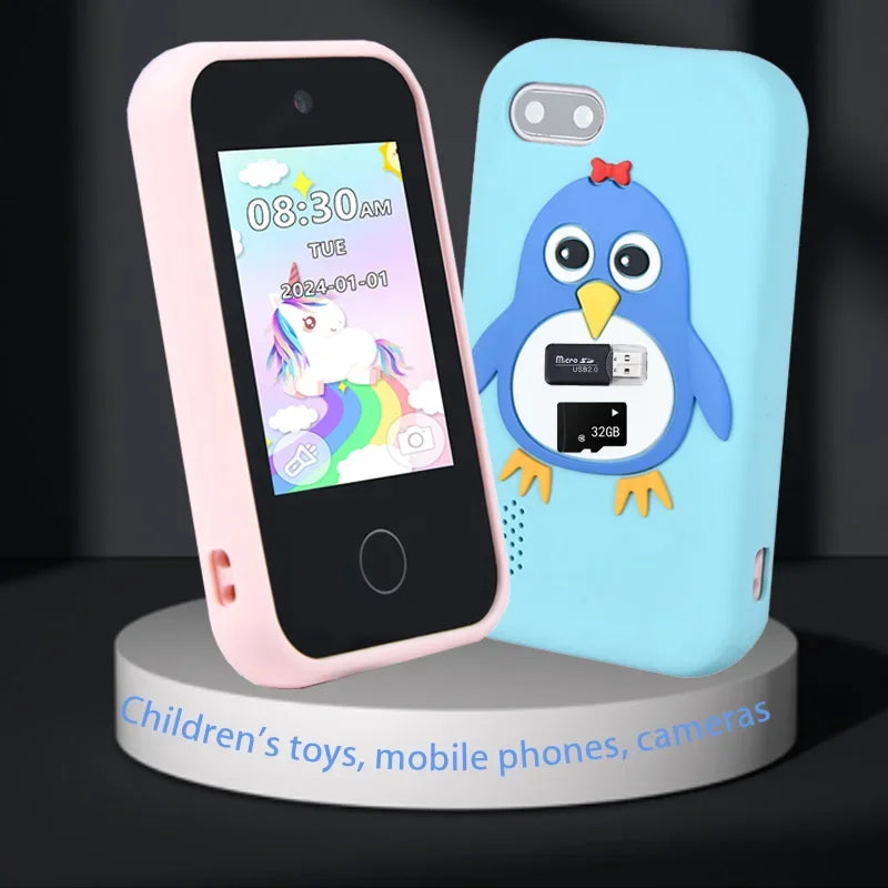 Kids Smart Phone Camera  Educational Toys Musical  Baby Mobile Selfie Camera MP3 Player Gifts Toys Children Phone