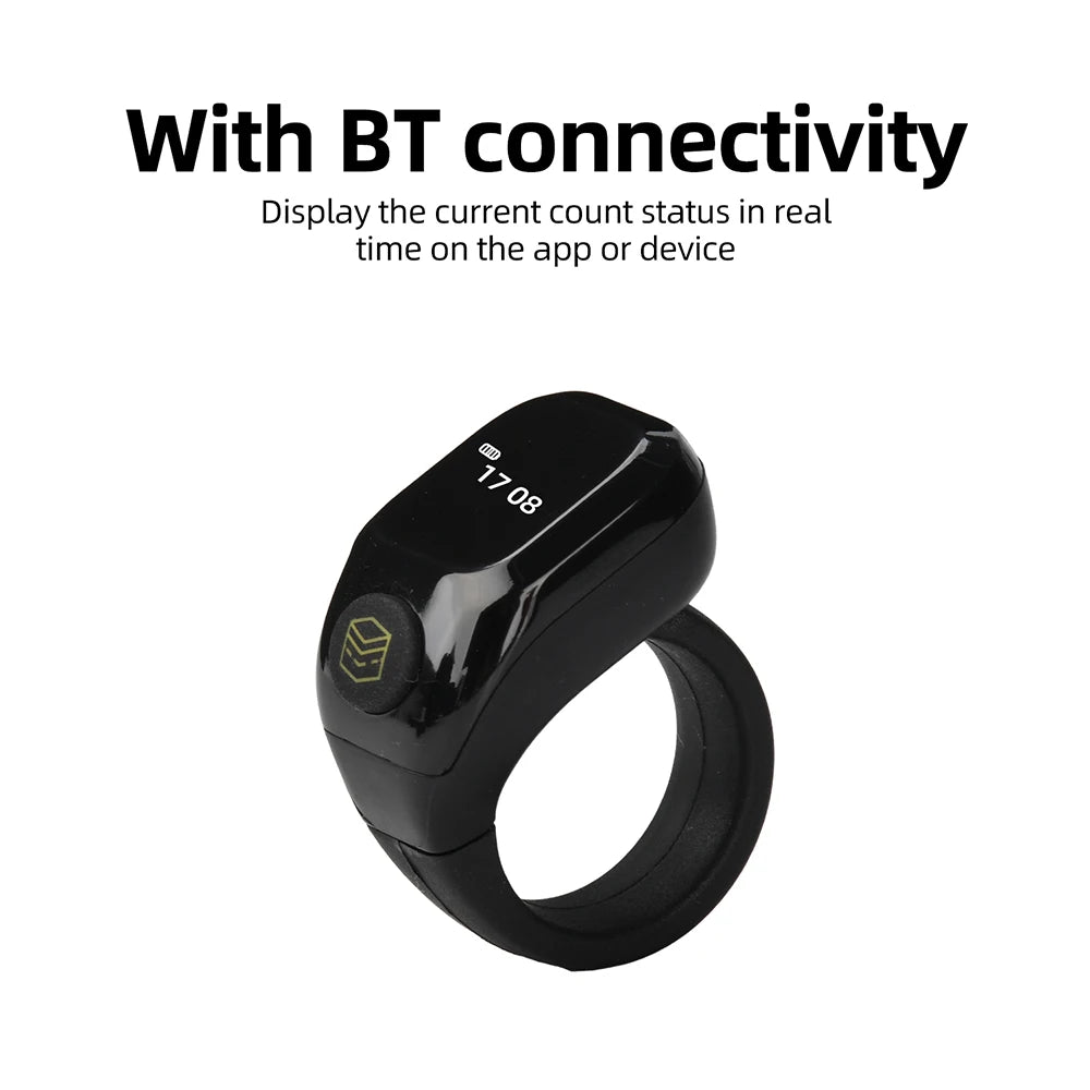 Smart APP Ring Counter OLED Display Portable Digital Display Counter Bluetooth Counting Ring Rechargeable Finger Counter