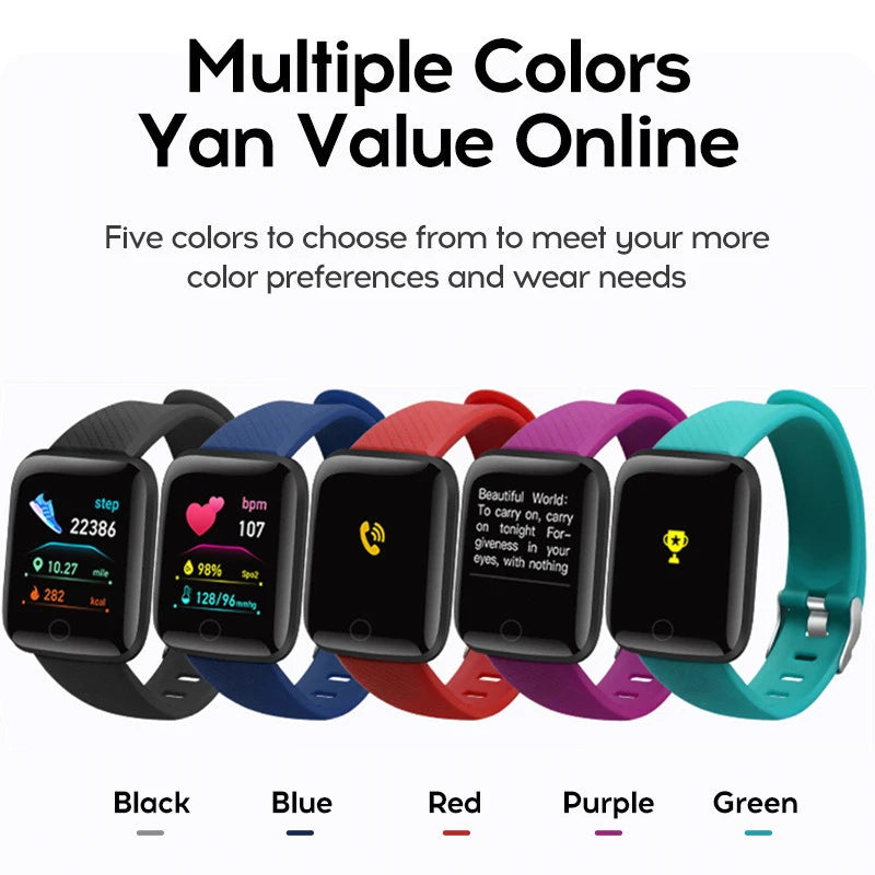 Slimhorlosie Vir Mans Vroue Polshorlosie Bluetooth Koppel Telefoon Musiekspeler Fiksheid Sport Armband Gesondheidsmonitor Digitale Horlosies