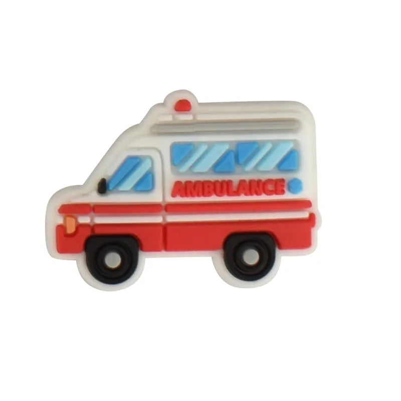 Doctors Nurses Medical Shoe Charms for Crocs Accessories Charms Clogs Bubble Slides Sandals PVC Shoe Decorations Party Gifts