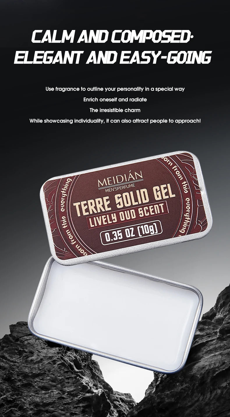 Perfume set, which can be applied on the wrist and neck, fresh smell, men's and women's portable refreshing solid perfume