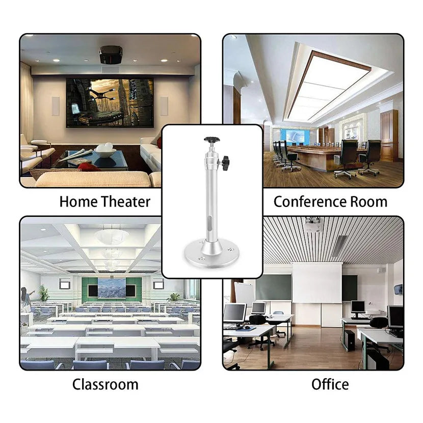 Portable Projector Bracket 360° Rotatable Ceiling Wall Mount Beamer Holder Aluminium Fit for HY260 Pro HY320 Beam Projector