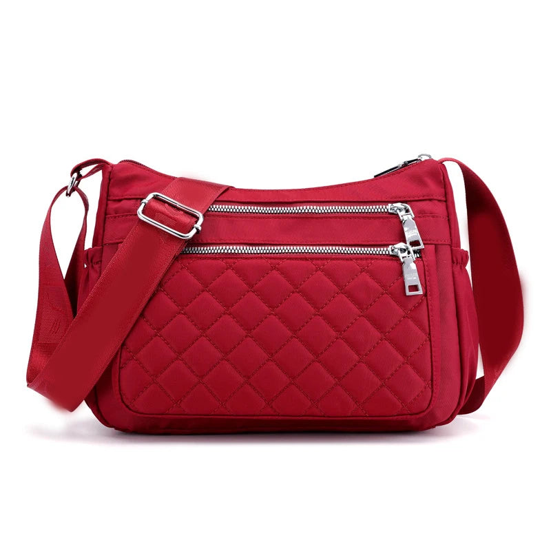 Yogodlns Women Nylon Shoulder Bag Waterproof Multi-pocket Zipper Bag Ladies Travel Messenger Bag For Designer Bolsa Feminina