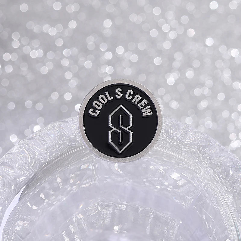 Creative Cool S Crew Enamel Pins Custom Symbol Logo Brooches Lapel Badges Clothes Funny Jewelry Gift for Friends