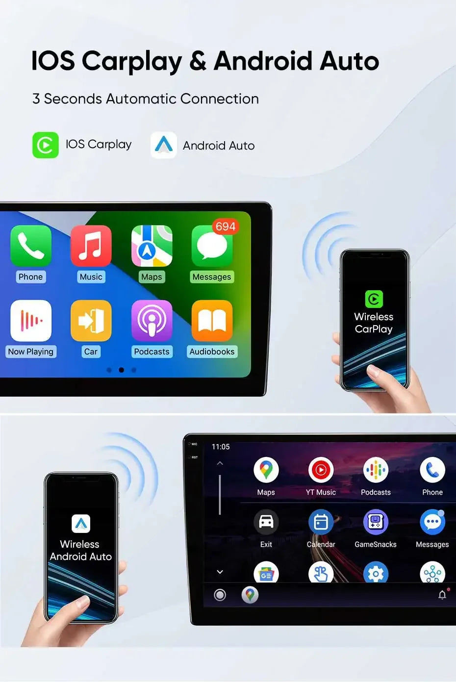 Android 16 For Volkswagen VW Passat B6 B7 CC 2007 2008 2009 2010-2016 Car Radio Navigation Multimedia Player DSP Auto Carplay
