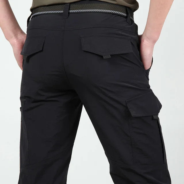 KB Men's Lightweight Tactical Pants Breathable Summer Casual Army Military Long Trousers Male Waterproof Quick Dry Cargo Pants