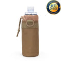 Tactical MOLLE Water Bottle Pouch, 1000D Nylon Hydration Carrier with Adjustable Drawstring for Hunting Hiking Camping Cycling