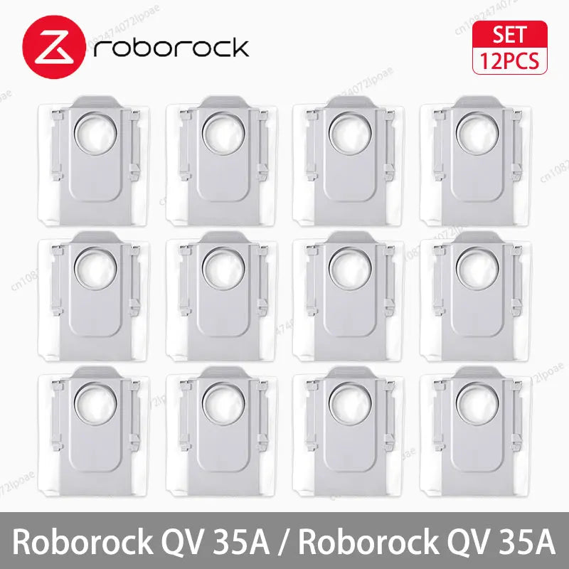 Roborock QV 35A / QV 35S Robot Vacuum Cleaner Accessories Main Side Brush Mop Cloth Hepa Filter Dust Bag Replacement Spare Parts