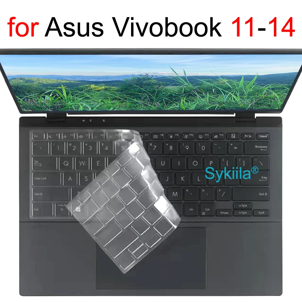 Keyboard Cover for ASUS Vivobook K6502 K6501 M6501 K5504 K3502 M3502 E1504 X1504 M3504 M1503 X1503 Silicone Protector Skin Case