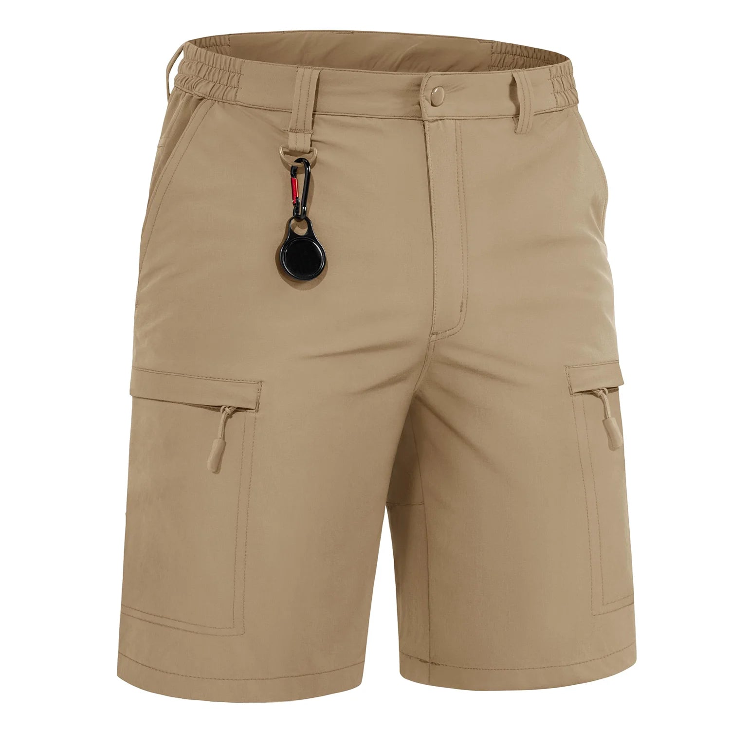 TACVASEN Summer Moisture Wicking Casual Shorts Mens Cargo Work Shorts Running Jogging Sports Bottoms Nylon Rip-Stop Short Pants
