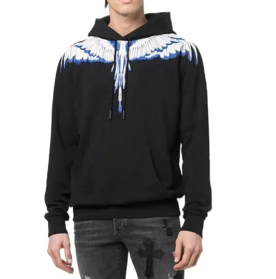 High Quality Marcelo Burlon MB Brand Wings Print Hoodie Men Women Hip Hop Fashion Hoodies Sports Casual Y2K Street Long Sleeve