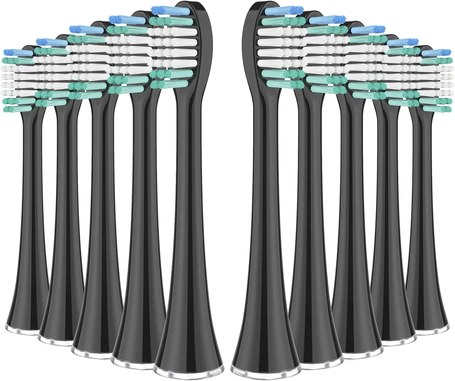 Replacement Toothbrush Heads for Aquasonic Black Series Pro Vibe Series Duo Series Pro Electric Toothbrush Refill Nylon Bristles