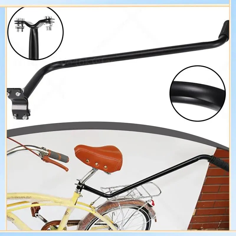 -A60I Bike Training Push Grab Balance Handle Bar Bicycle Pole Trainer For Kids Children Learn Cycling Vehicle Device Bike Tool