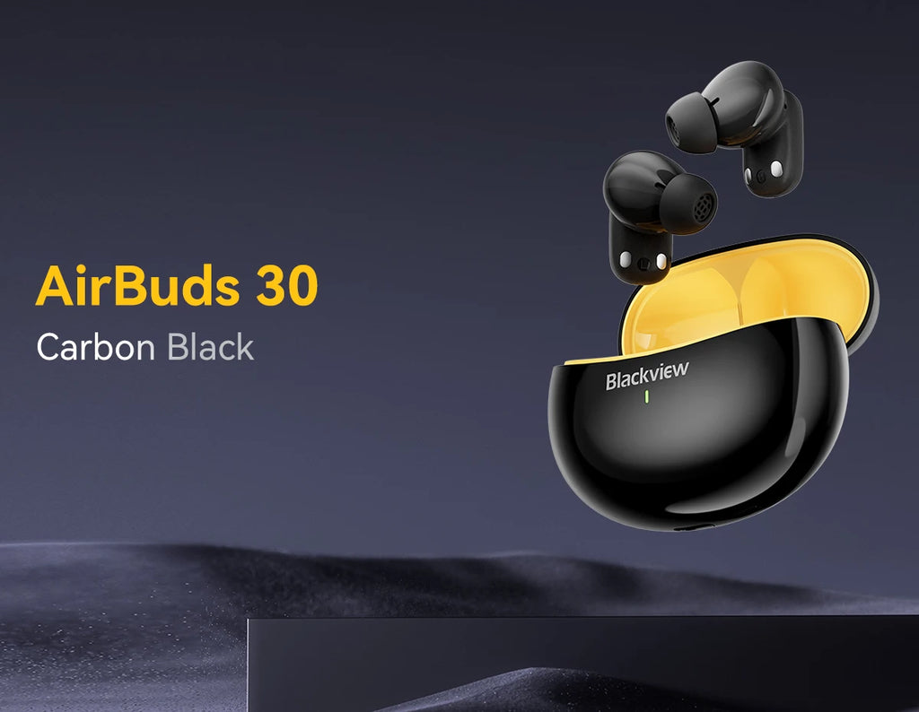 Blackview Airbuds 30 Headset Wireless Headphones TWS Sports Air Conduction Bass ENC Earphones TWS With Mic 400mAh IPX7
