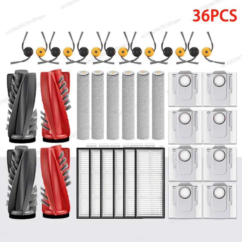 Roborock Qrevo Curv 2 Flow Robot vacuum cleaner Accessories Main Side Brush Hepa Filter Mop Cloth Dust Bag Replacement Parts