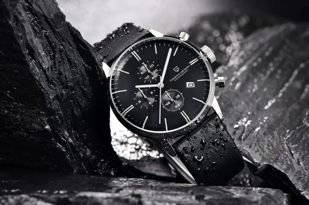 2025 New PAGANI DESIGN Business Men's Quartz Watch 46mm Brand Stainless Steel Waterproof Automatic Chronometer Relogo Masculino