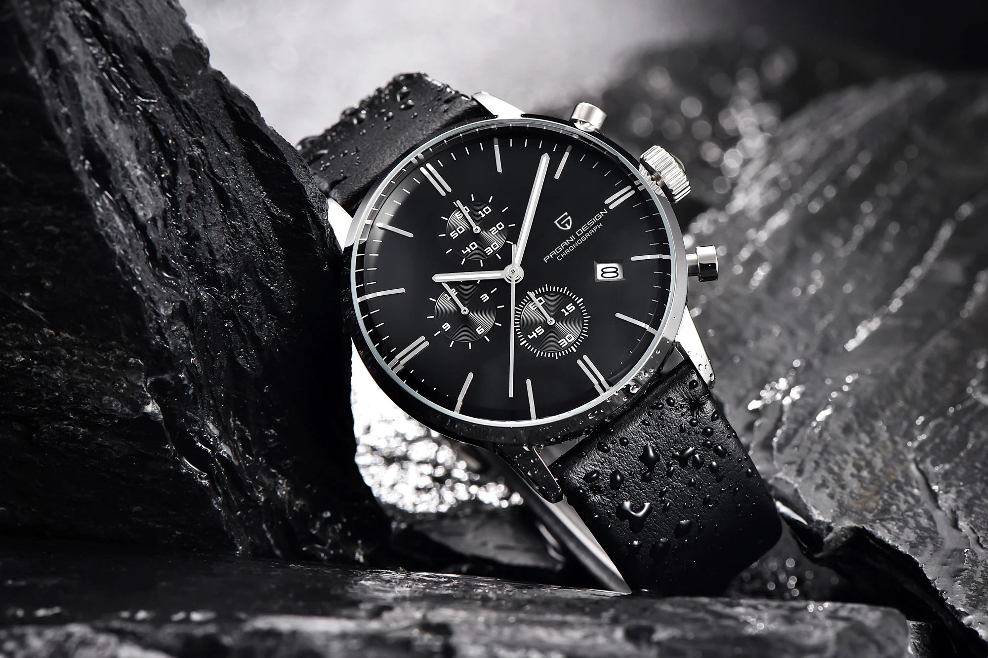 2025 New PAGANI DESIGN Business Men's Quartz Watch 46mm Brand Stainless Steel Waterproof Automatic Chronometer Relogo Masculino