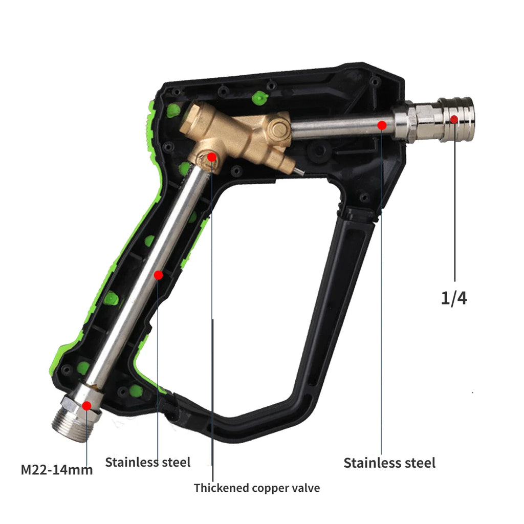 1L Car Washer Water Gun Cleaning Foam Generator Snow Foam Lance 1/4" Quick Release Nozzles for Parkside Karcher Daewoo Lavor