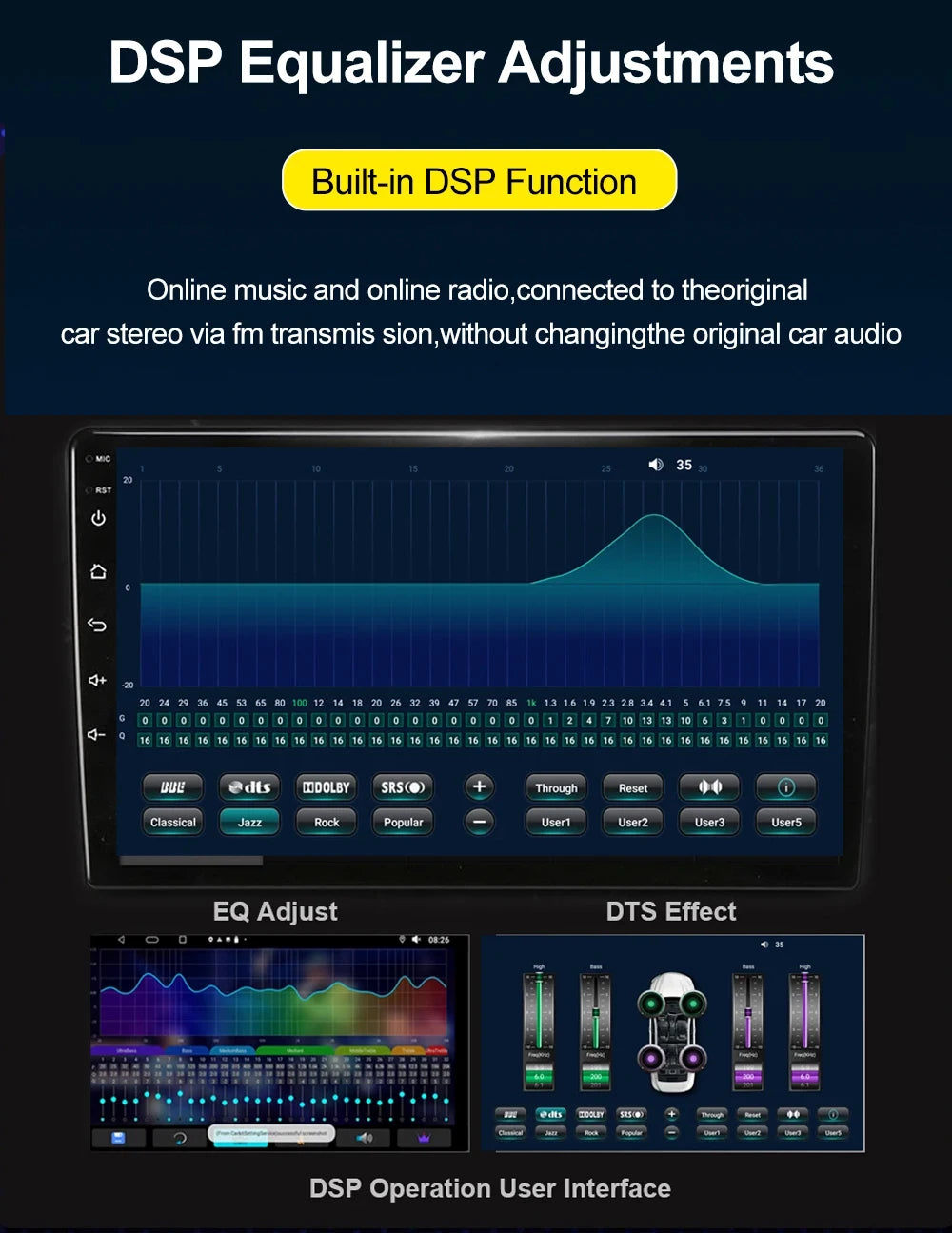 Android 16 For Volkswagen VW Passat B6 B7 CC 2007 2008 2009 2010-2016 Car Radio Navigation Multimedia Player DSP Auto Carplay