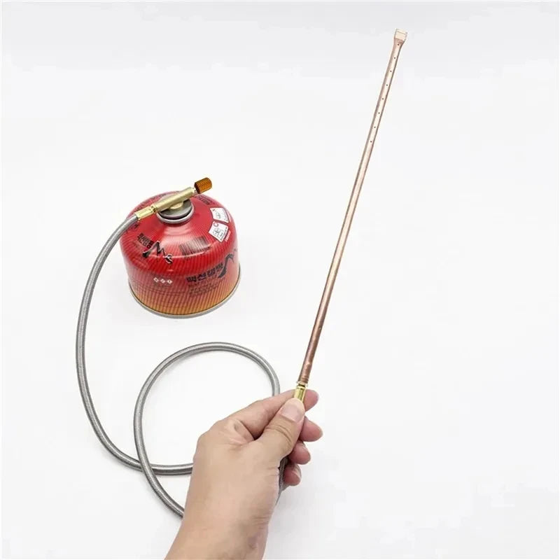 Hand-Held Charcoal Fire Igniter Spray Gun for Outdoor Barbecue Camping Firewood Stove Starter Portable Fire Gun