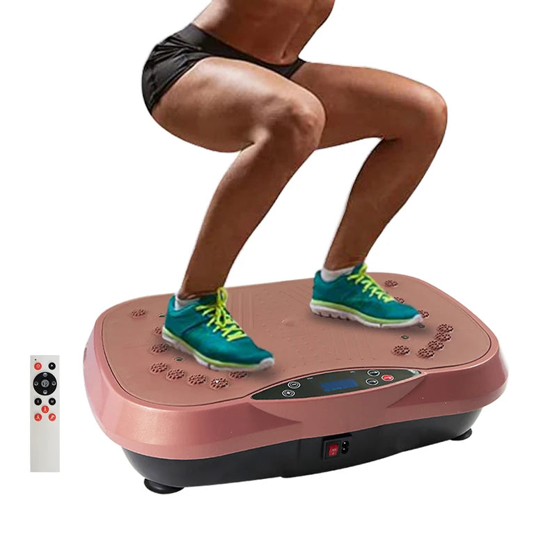 Home Fitness Vibration Plate Machine - Fat Burner Slimming Device for Lazy Weight Loss | Ultimate Oscillating Workout Platform