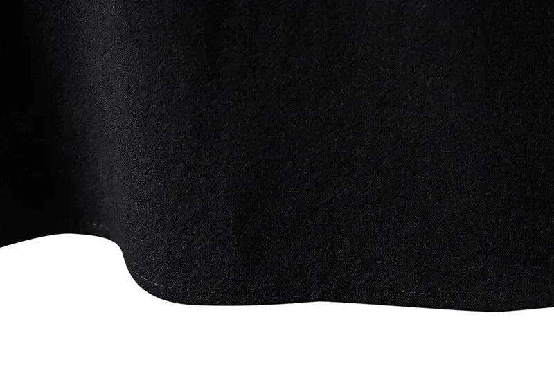King Billion Men's Shirts Casual Men Cotton Linen Long Sleeve T-shirt Spring Autumn Vintage Shirt US Size Drawstring Neck