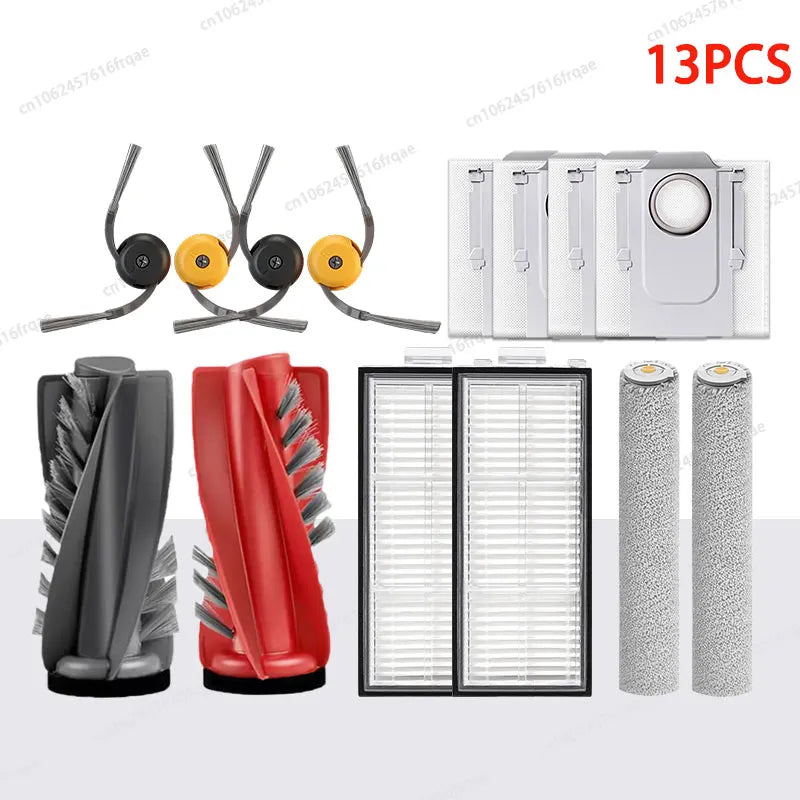 Roborock Qrevo Curv 2 Flow Robot vacuum cleaner Accessories Main Side Brush Hepa Filter Mop Cloth Dust Bag Replacement Parts