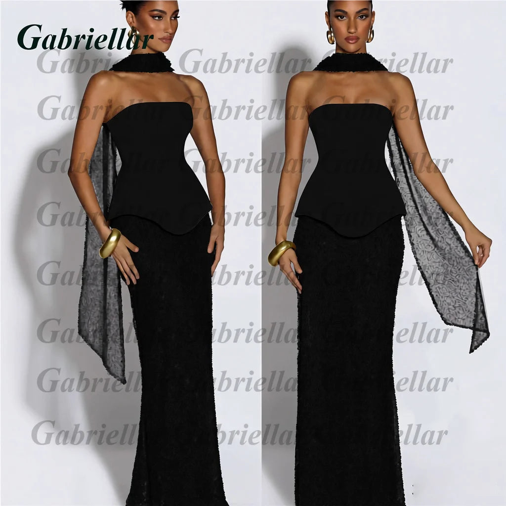 Gabriellar Fancy Bling Tulle Prom Dresses for Women Sequins and Beads Sleecveless Lacing up Special Occasion Gown Customized