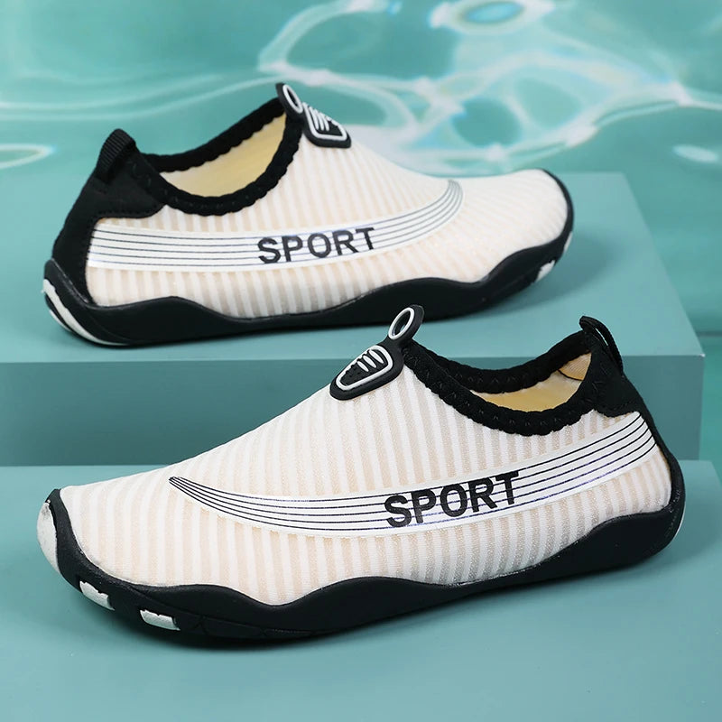 Unisex Indoor Fitness Special Shoes Parent-Child Couple Vacation Beach Swimming Shoes Men Snorkeling Quick Dry Aqua Shoes 37-46#