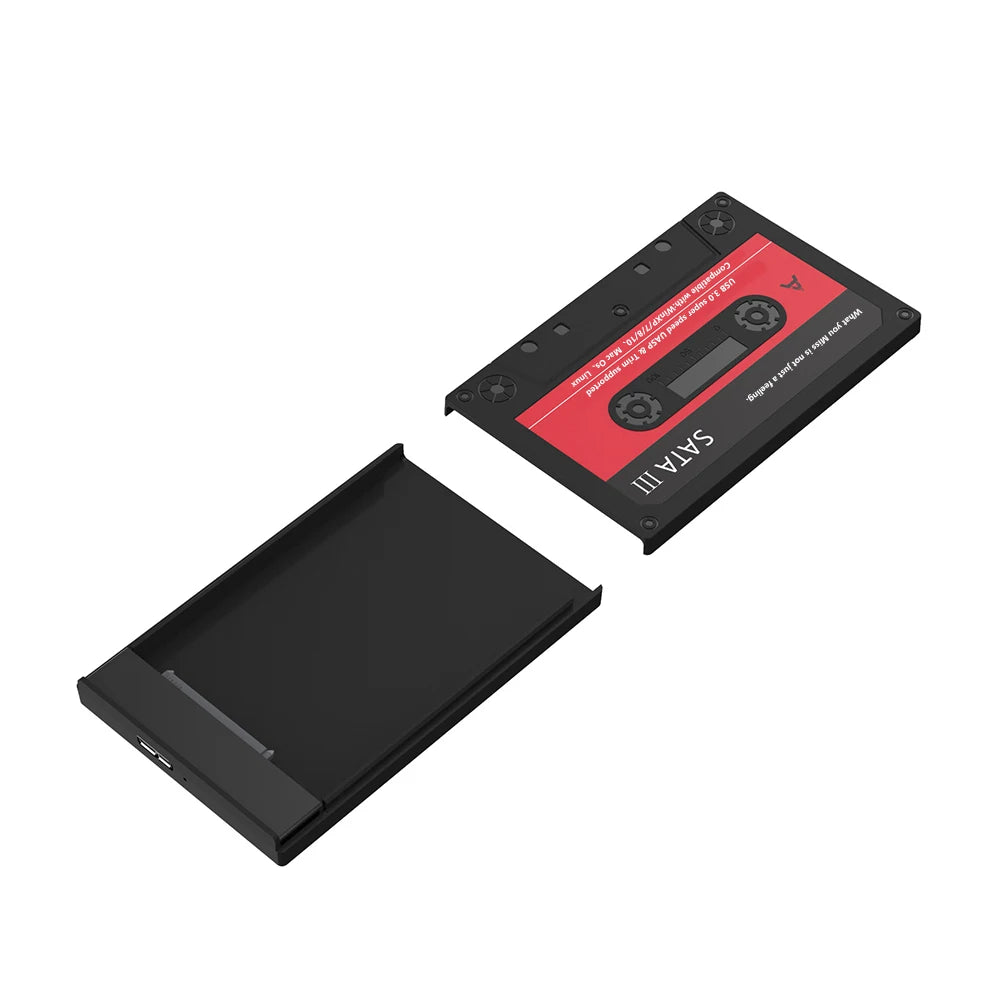 UTHAI T46 New 2.5" External Hard Drive Enclosure, USB 3.0 SATA 5Gbps HDD & SSD  Tape Enclosure UASP for PC Notebook