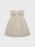 2025 New Elegant Girl Dress LOU Exquisite Embroidery Children Princess Dress Flower Girls Party Dresses Summer Baby Costume