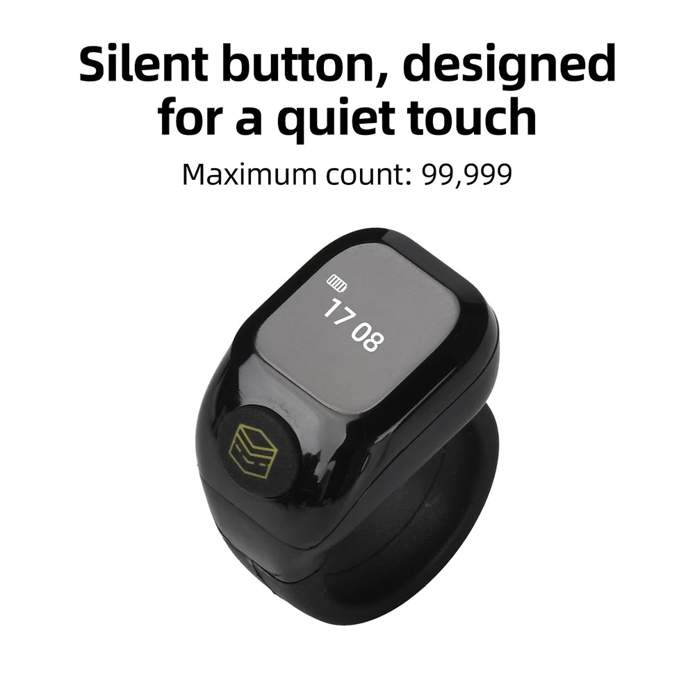 Smart APP Ring Counter OLED Display Portable Digital Display Counter Bluetooth Counting Ring Rechargeable Finger Counter