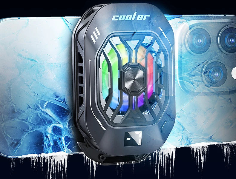 Smartphone cooler for phone cooling fan for mobile phone cooler phone gaming cell cooling plate phone cooler for games Portable