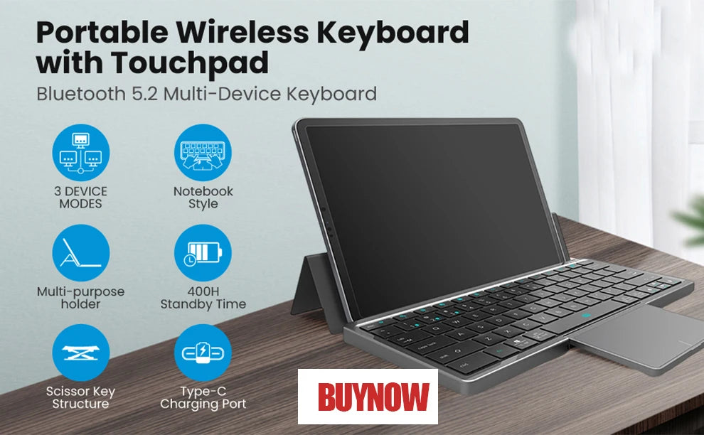 Trackpad: Wired, USB-C, Aluminum Mouse Pad Works with Windows 10/11