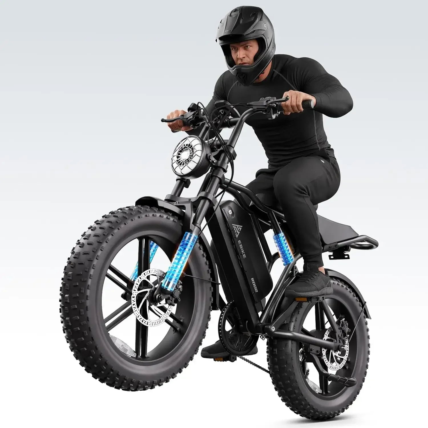 TST Electric Bike for Adult, Up to 28 MPH and 60/100 Miles Long Range E Bike, 20" Fat Tire E-Bike, 1500W Peak, Customized