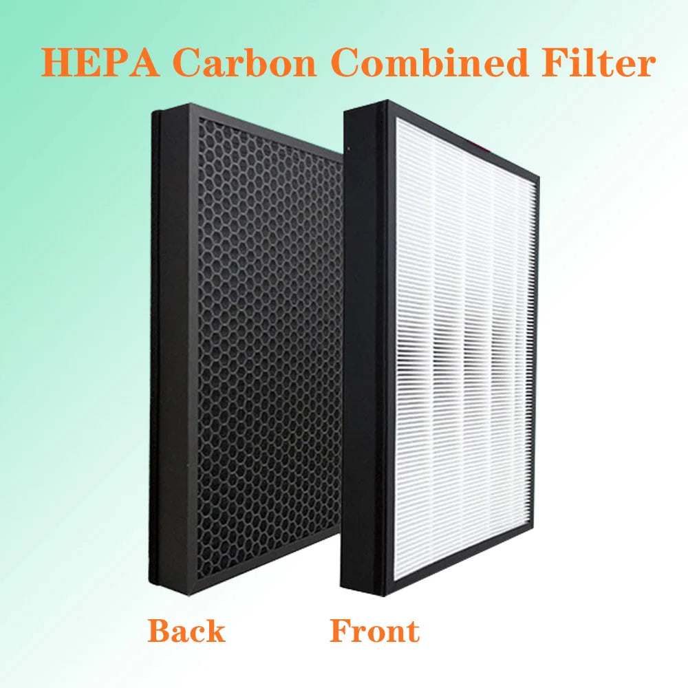 2 in 1 HEPA Filter + Active Carbon for TEFAL Pure Air Essential PT2530F0 PT2530G0 PT2530 Performance Purifier