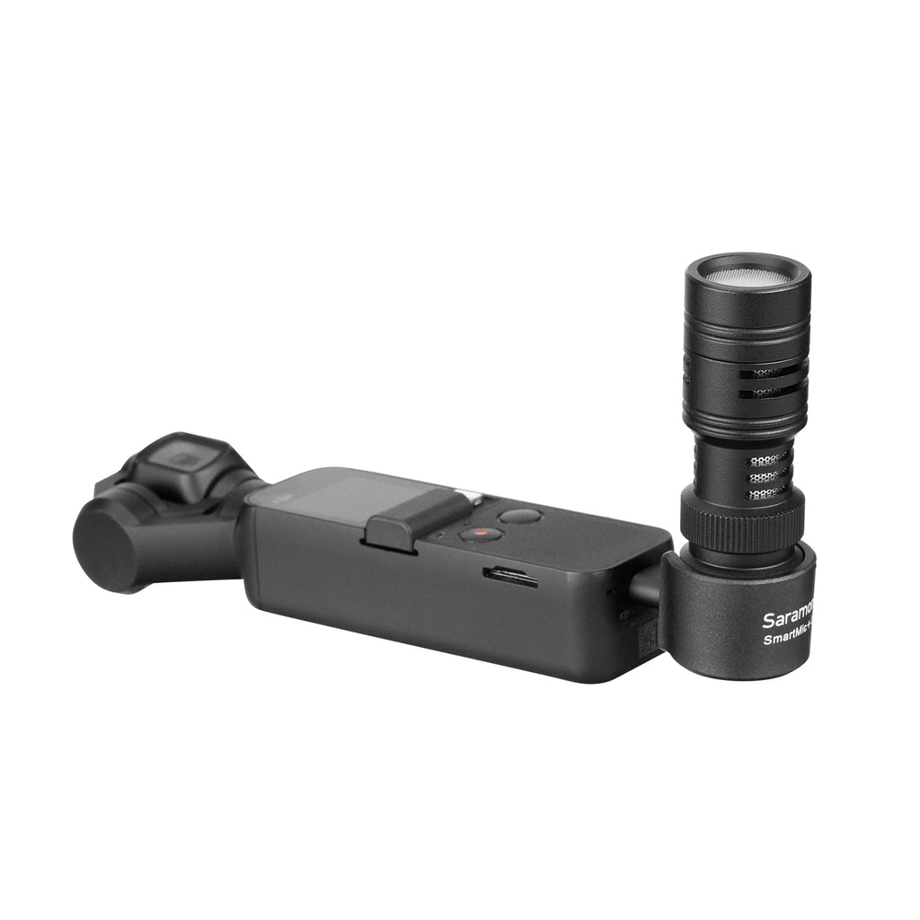 Saramonic SmartMic + Di/UC Tipe-C Rigtinggewende Mikrofoon met Skuimwindskerm vir IOS iPhone 13 11 7 7 plus Android-slimfone