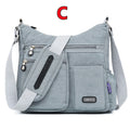 Fashion Women Crossbody Bag Nylon Waterproof Handbag Female Simple Shoulder Bag Travel Large Capacity Messenger Bag Purse Bags
