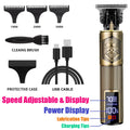 T9 Carving Vintage Hair Clipper For Mens Grooming Essential Tools USB Fast Rechargeable Beard Hair Trimmer Provide Precise Shave