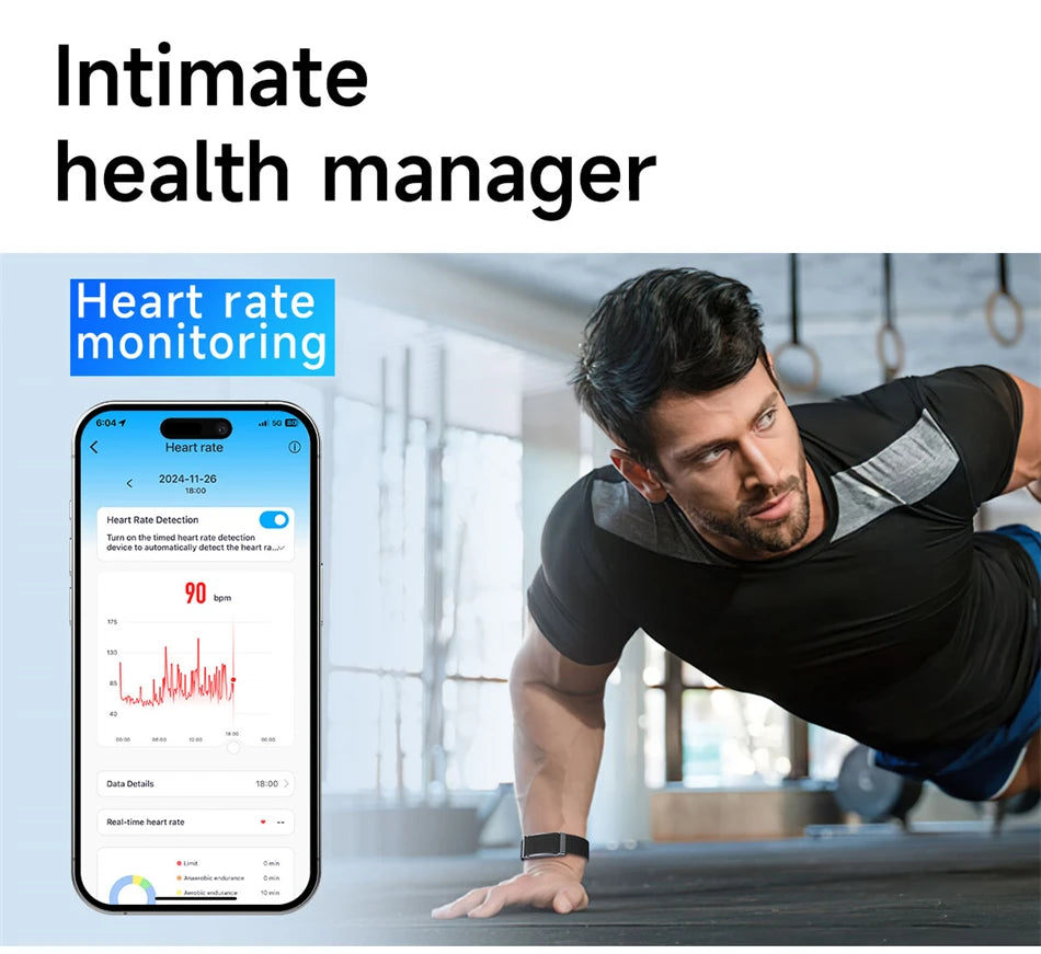 New Sport Fitness Tracker Smart Bracelet Men Women Heart Rate Sleep Monitor Pedometer Call Reminder Waterproof Smartwatch Band
