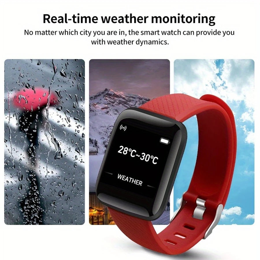 Slimhorlosie Vir Mans Vroue Polshorlosie Bluetooth Koppel Telefoon Musiekspeler Fiksheid Sport Armband Gesondheidsmonitor Digitale Horlosies