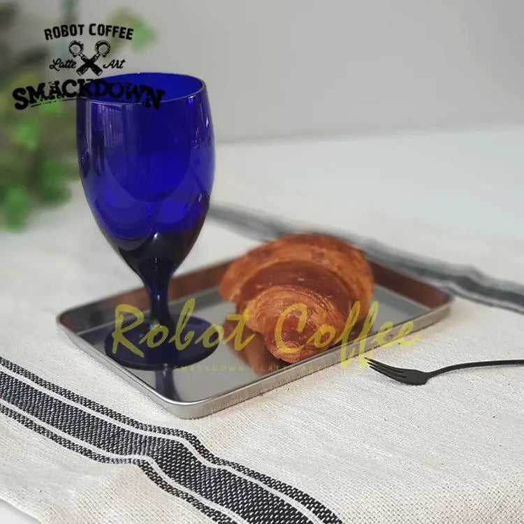 Nordic Stainless Steel Rectangular Coffee Shop Pallet Storage Disk Net Snack Cake Dish Dining Dessert Plate Kitchen Dish Tray
